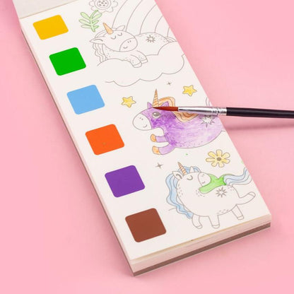 Libro de acuarelas Unicornios MierEdu