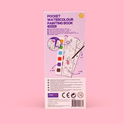 Libro de acuarelas Unicornios MierEdu