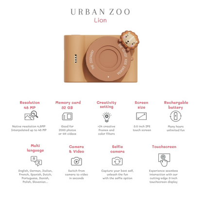 Cámara digital The Zoofamily - Urban Zoo Lion