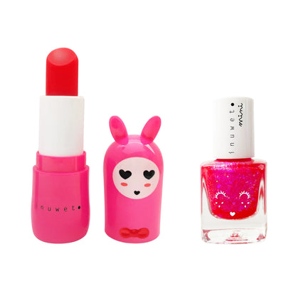 Caja regalo cosmética infantil fucsia - Inuwet