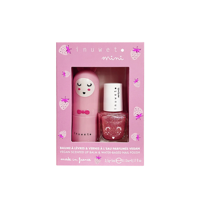 Caja regalo cosmética infantil rosa claro - Inuwet