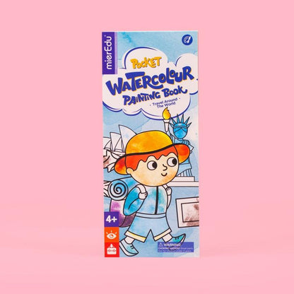 Libro de acuarelas Viaje por el mundo MierEdu