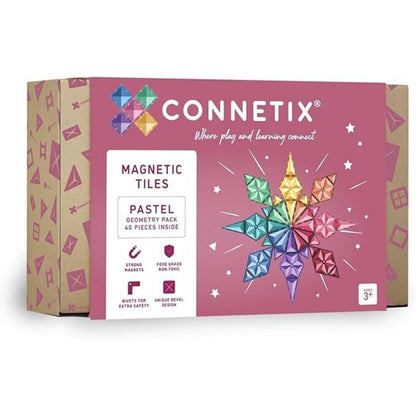Pastel Geometry Pack 40 pc - Connetix