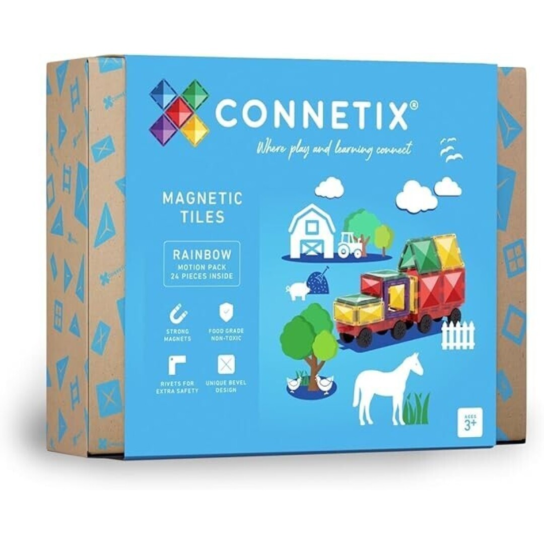 Rainbow Motion Pack 24 pc - Connetix