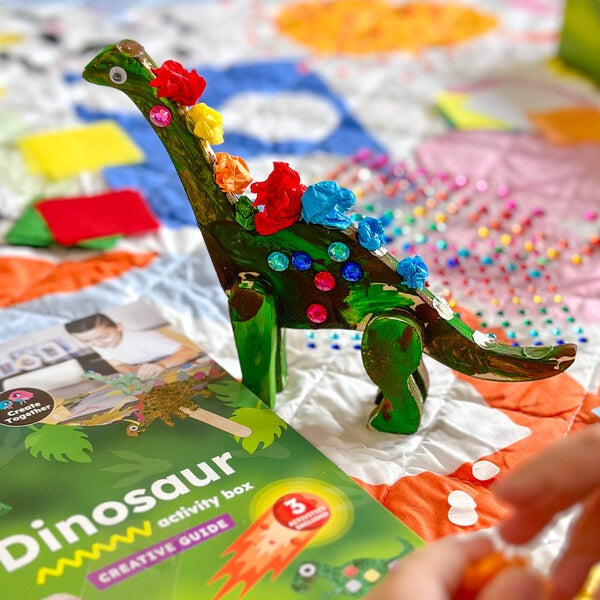 Dinosaur Collage Sensory - My Creative Box