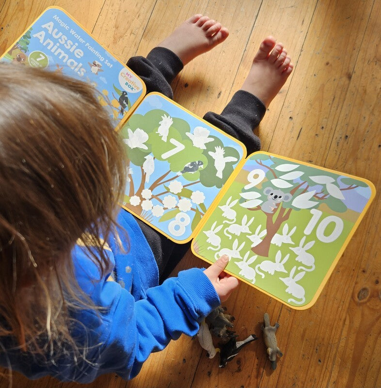 Aussie Animals Magic Water Painting Set - My Creative Box