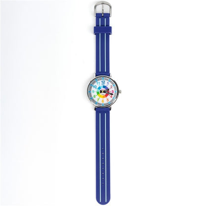Reloj aprendizaje silicona azul -  Kiddus