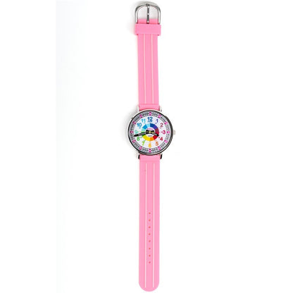 Reloj aprendizaje silicona rosa -  Kiddus