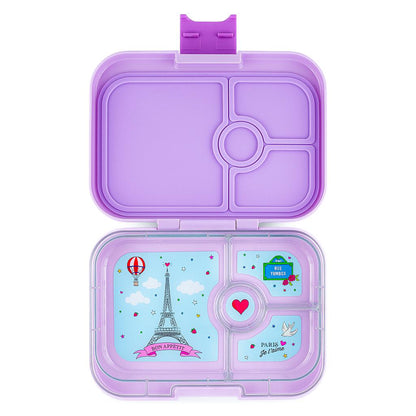 Caja almuerzo panino 4C purple paris - Yumbox