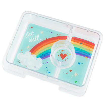 Caja almuerzo snack 3C power pink rainbow - Yumbox