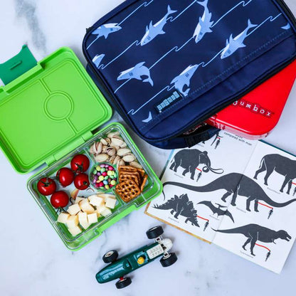 Fiambrera almuerzo snack 3C Jurassic Green Shark - Yumbox