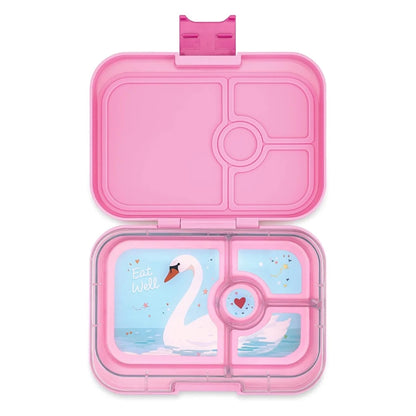 Caja almuerzo panino 4C Power Pink Cisne - Yumbox