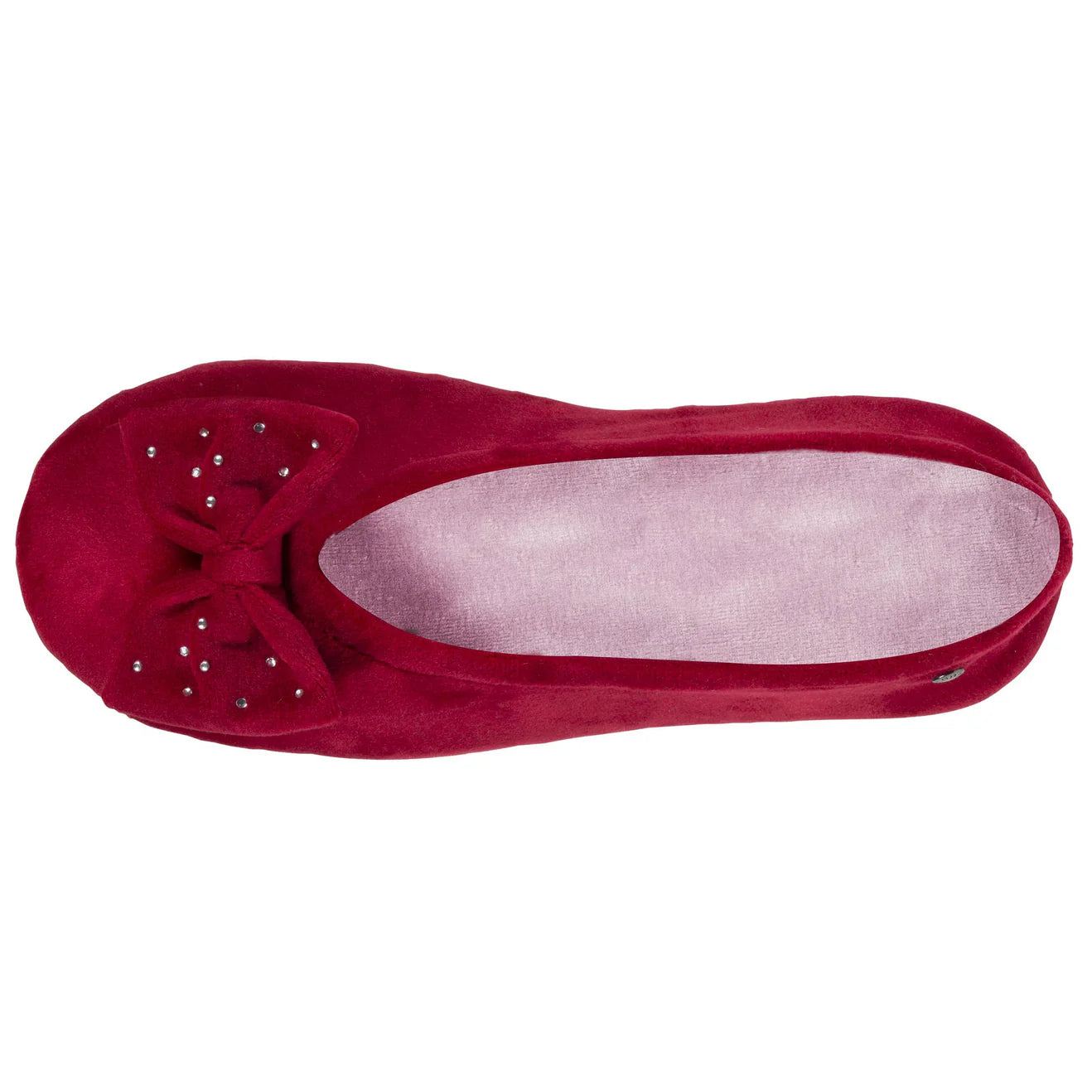 Bailarinas lazo rojo burdeos - Isotoner