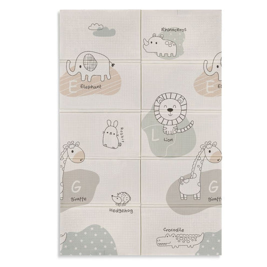 Alfombra de juegos bebé L Trendy Animal Grises - MS