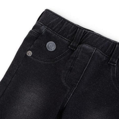 Pantalón denim black básico niña - Boboli