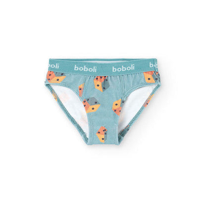 Calzoncillos Slip Rayas y dados azul - Boboli