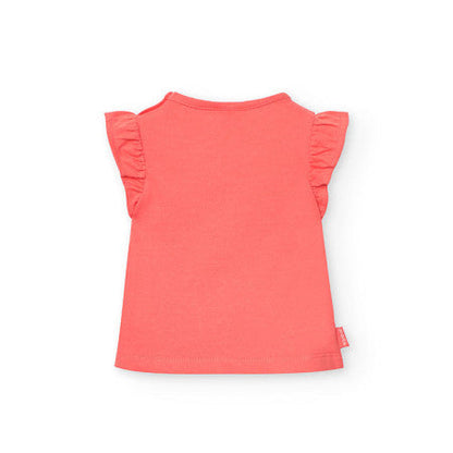 Camiseta tucán naranja Boboli