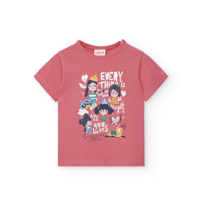 Camiseta niña corazones rosa - Boboli