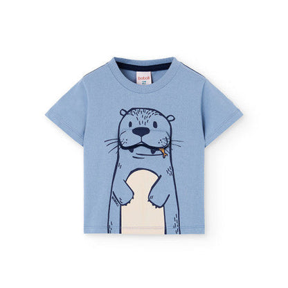 Camiseta niño morsa azul - Boboli