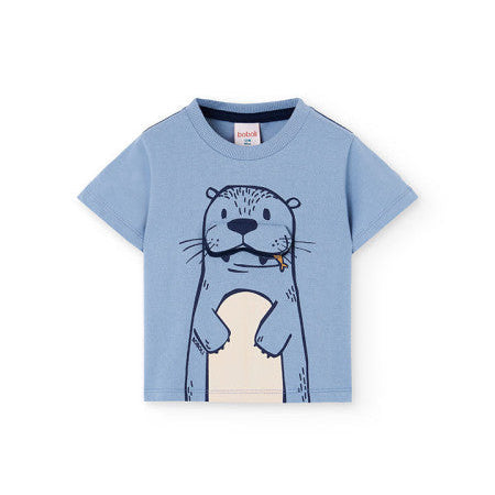 Camiseta niño morsa azul - Boboli