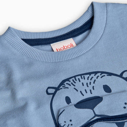 Camiseta niño morsa azul - Boboli
