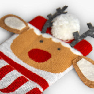 Calcetines reno Navidad unisex antideslizantes - Boboli