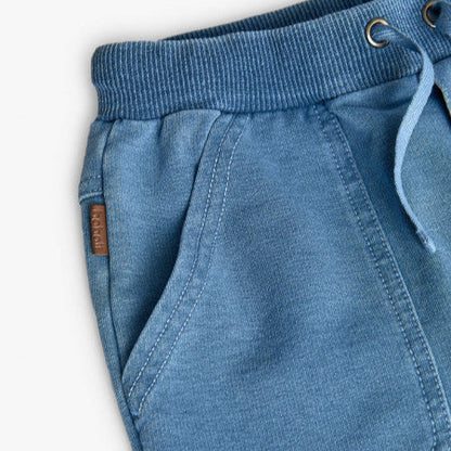 Pantalón felpa denim niño bleach - Boboli