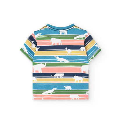 Camiseta multicolor animales niño - Boboli