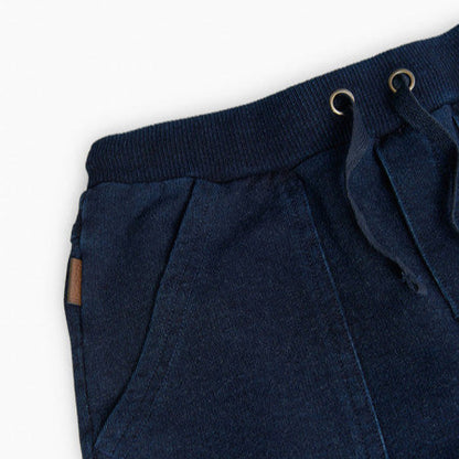 Pantalón felpa denim niño dark blue - Boboli