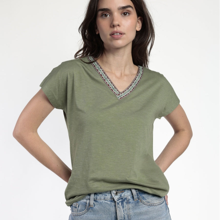 Camiseta Manga Caída Mexico verde - Admas