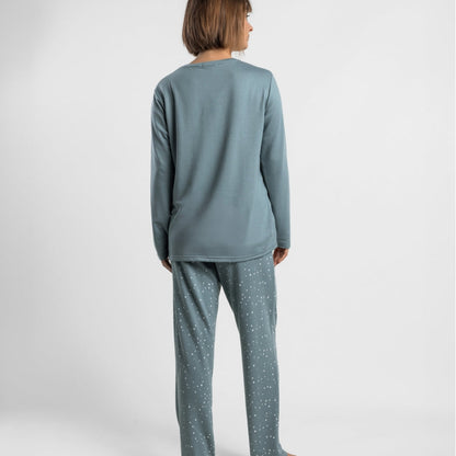 Pijama Mujer Water Stars Cobalto – Admas