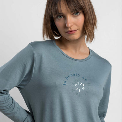 Pijama Mujer Water Stars Cobalto – Admas
