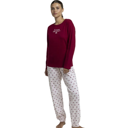 Pijama Manga Larga Je T’Aime para Mujer – Admas