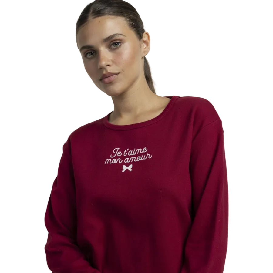 Pijama Manga Larga Je T’Aime para Mujer – Admas