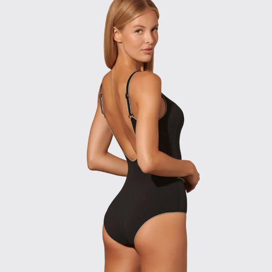 Bañador Moldeador Eleanor Negro - Basmar