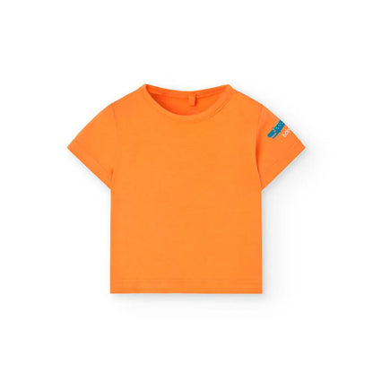 Conjunto peto y camisa animales naranja - Boboli