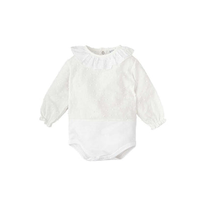 Body unisex plumetti blanco - Babidu