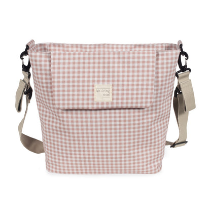Bolsa canastilla I Love Vichy rosa - Walking Mum