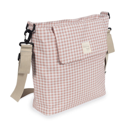 Bolsa canastilla I Love Vichy rosa - Walking Mum