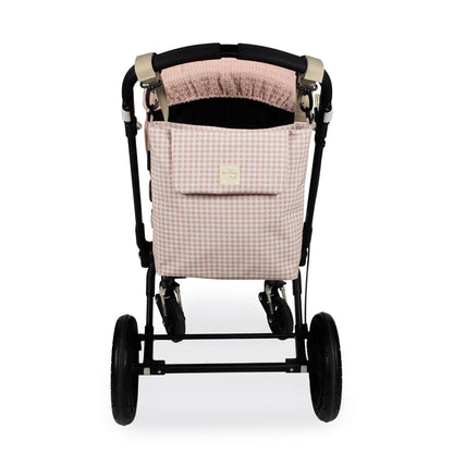 Bolsa canastilla I Love Vichy rosa - Walking Mum