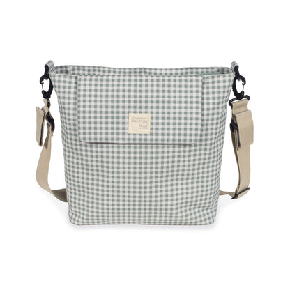 Bolsa canastilla I Love Vichy Verde - Walking Mum