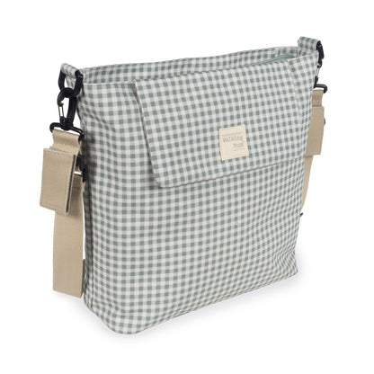 Bolsa canastilla I Love Vichy Verde - Walking Mum