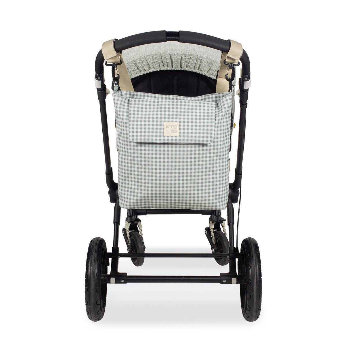 Bolsa canastilla I Love Vichy Verde - Walking Mum