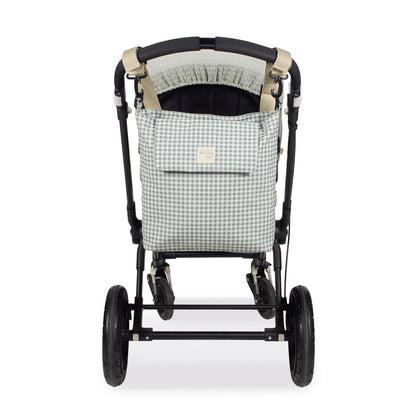 Bolsa canastilla I Love Vichy Verde - Walking Mum