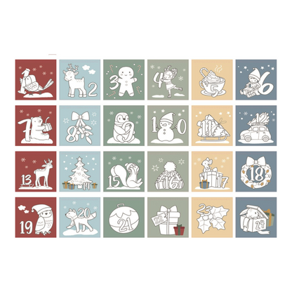 Calendario cuenta atrás Navidad Little Dutch