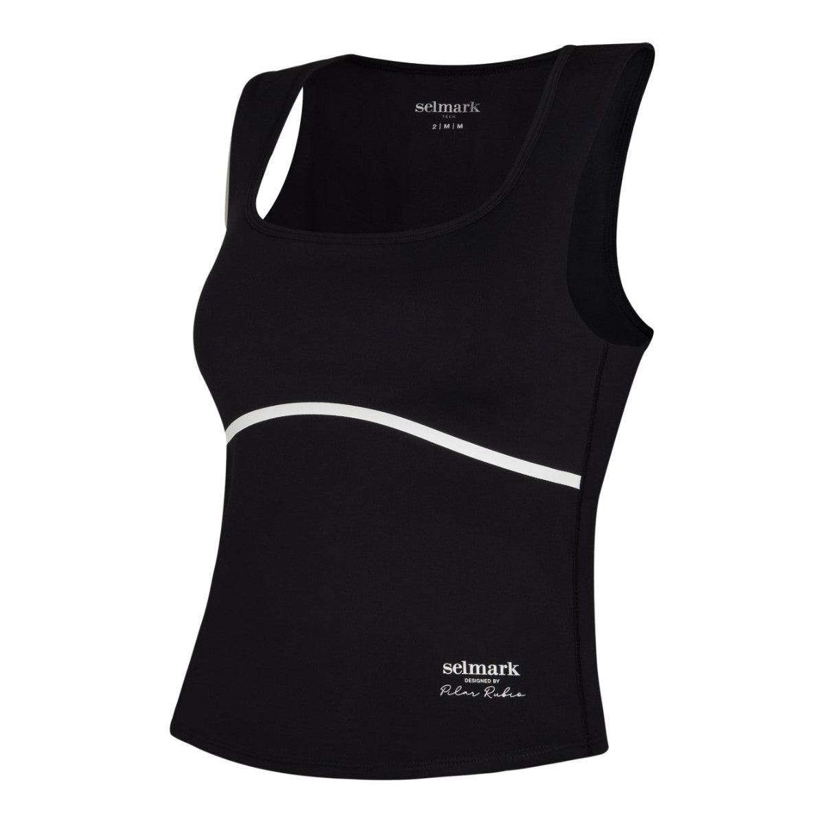 Camiseta Deportiva Negra by Pilar Rubio – Selmark
