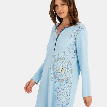 Camisón mandala celeste Massana
