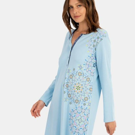 Camisón mandala celeste Massana