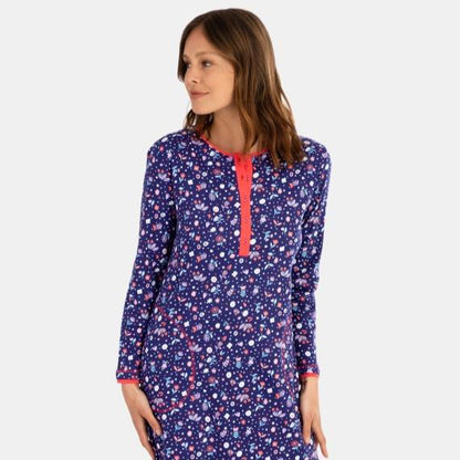 Camisón flores azul - Massana