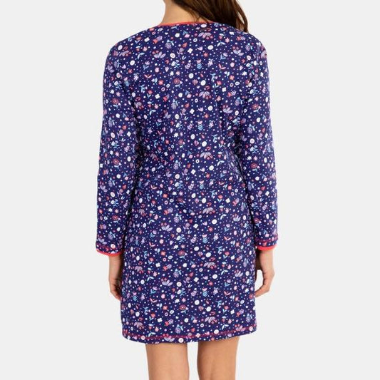 Camisón flores azul Massana